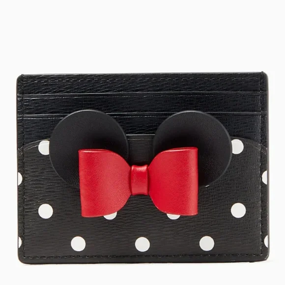 Disney X Kate Spade New York Minnie Mouse Card Holder - Picture 1 of 3